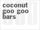 Coconut Goo Goo Bars
