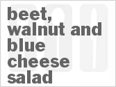 Beet, Walnut And Blue Cheese Salad