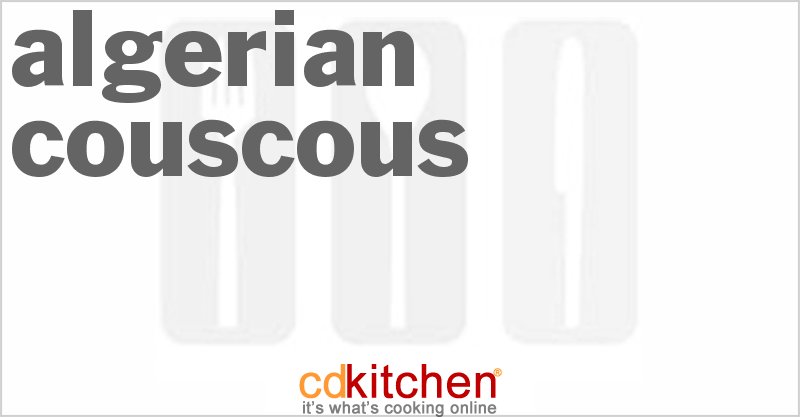 Algerian Couscous - CDKitchen.com