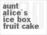 recipe for aunt alice's ice box fruit cake
