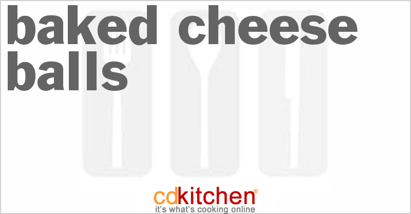 Baked Cheese Balls - CDKitchen.com