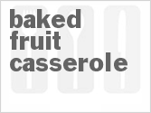 recipe for baked fruit casserole
