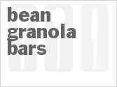 recipe for bean granola bars
