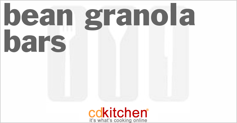 Bean Granola Bars - CDKitchen.com