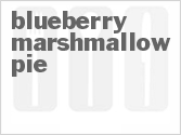 recipe for blueberry-marshmallow pie