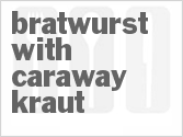 recipe for bratwurst with caraway kraut
