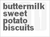 recipe for buttermilk sweet potato biscuits