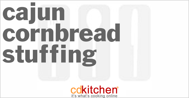 Cajun Cornbread Stuffing - CDKitchen.com