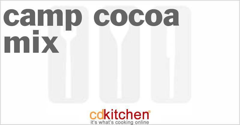 Camp Cocoa Mix - CDKitchen.com