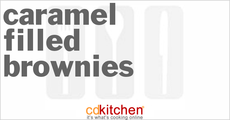 Caramel Filled Brownies - CDKitchen.com