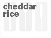 recipe for cheddar rice
