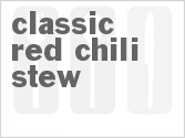 recipe for classic red chili stew