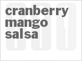 recipe for cranberry-mango salsa