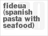 recipe for fideua (spanish pasta with seafood)