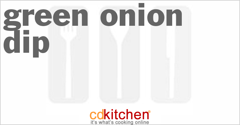 Green Onion Dip - CDKitchen.com