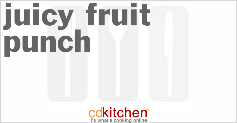 Juicy Fruit Punch - CDKitchen.com