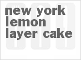 recipe for new york lemon layer cake