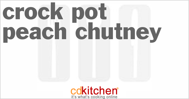 Peach Chutney - CDKitchen.com