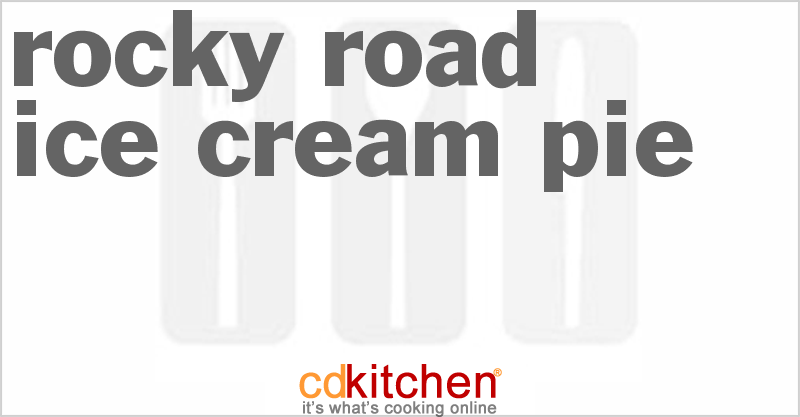 Rocky Road Ice Cream Pie - CDKitchen.com