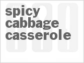 recipe for spicy cabbage casserole