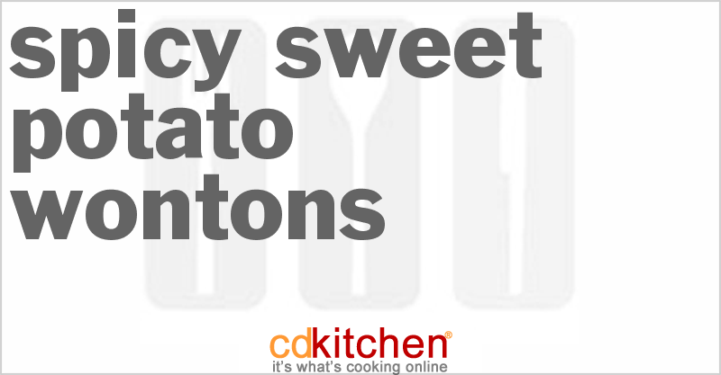 Spicy Sweet Potato Wontons - CDKitchen.com