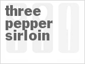 recipe for slow cooker three-pepper sirloin