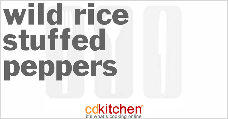 Wild Rice Stuffed Peppers - CDKitchen.com