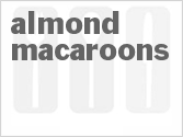 recipe for almond macaroons