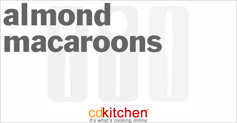 Almond Macaroons - CDKitchen.com