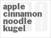 recipe for apple-cinnamon noodle kugel