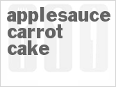 recipe for applesauce carrot cake