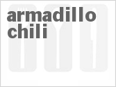 recipe for armadillo chili
