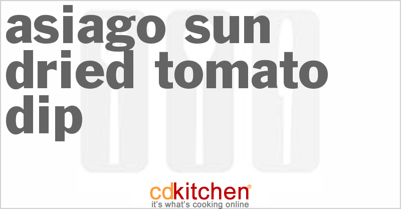 Asiago Sun-Dried Tomato Dip - CDKitchen.com