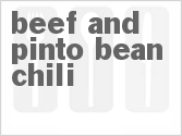 recipe for beef and pinto bean chili