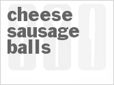 recipe for cheese sausage balls
