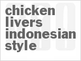 recipe for chicken livers indonesian-style