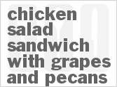recipe for chicken salad sandwich with grapes and pecans