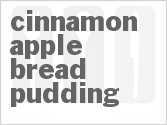 recipe for cinnamon apple bread pudding