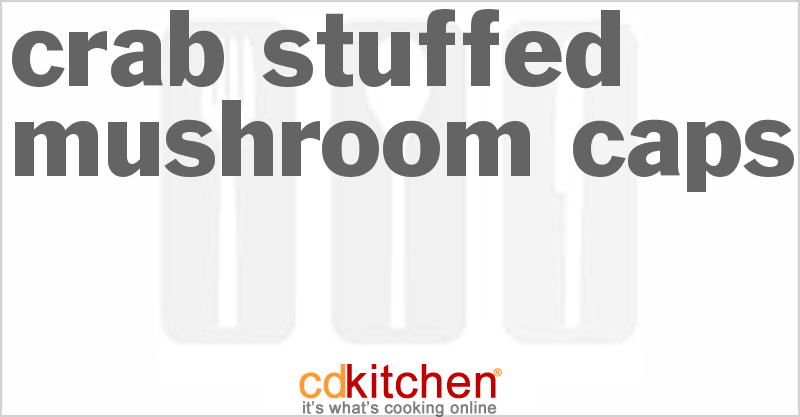 Crab-stuffed Mushroom Caps - CDKitchen.com