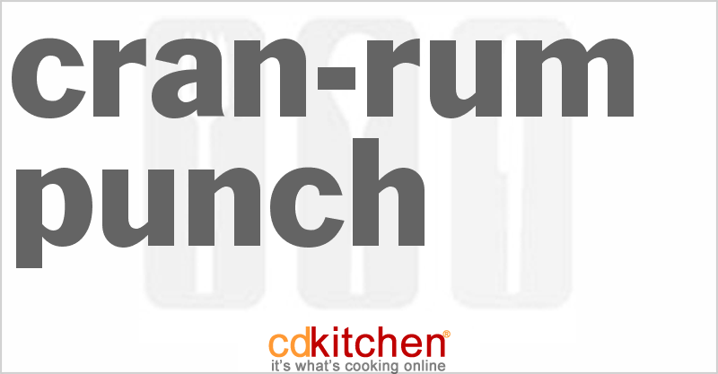 Cran-Rum Punch - CDKitchen.com