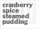 recipe for pressure cooker cranberry spice steamed pudding