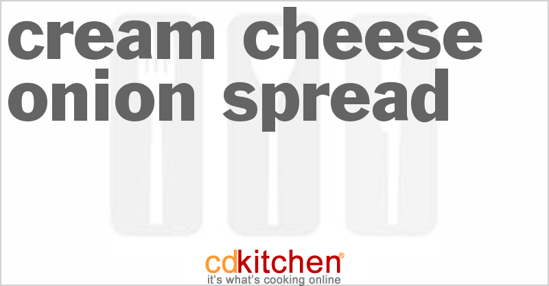 Cream Cheese Onion Spread - CDKitchen.com