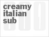 recipe for creamy italian sub