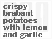 recipe for crispy brabant potatoes with lemon and garlic