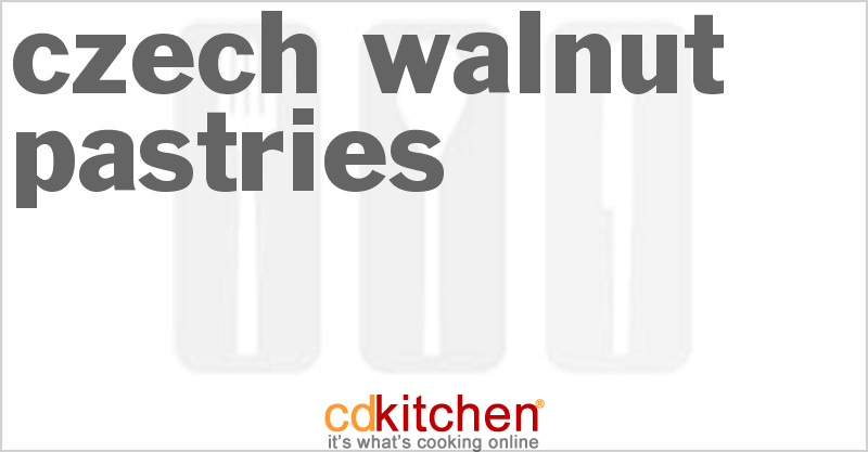 Czeck Walnut Pastries - CDKitchen.com