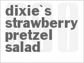 recipe for dixie's strawberry-pretzel salad