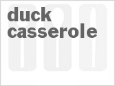 recipe for duck casserole