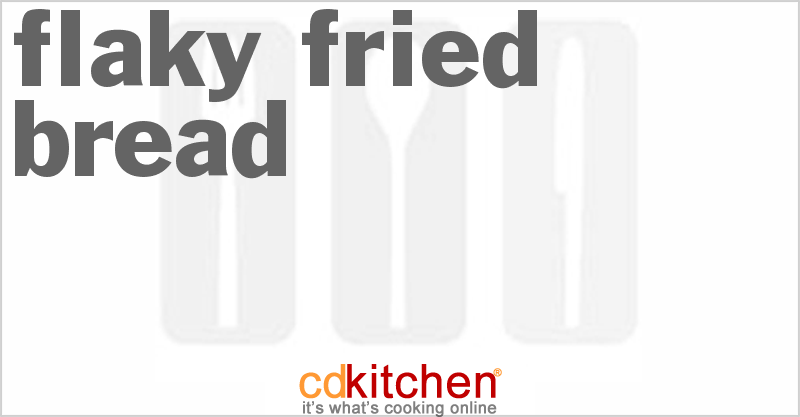 Flaky Fried Bread (Vecchu Paratha) - CDKitchen.com