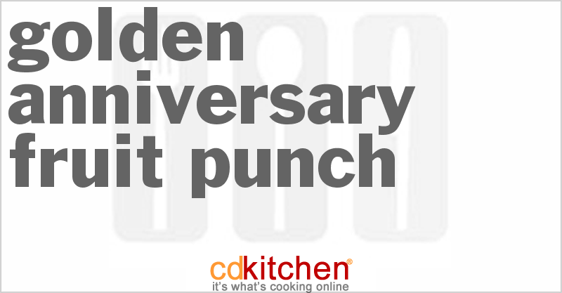 Golden Anniversary Fruit Punch - CDKitchen.com