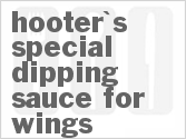 recipe for hooter's special dipping sauce for wings